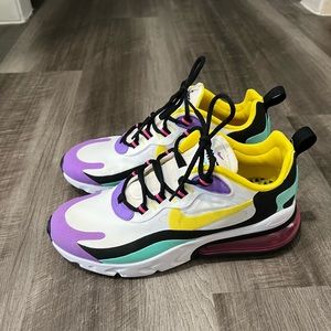 Nike Women's Sneakers - White, Purple, Yellow, Teal